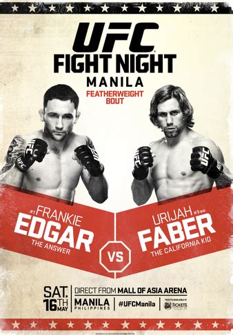 what time is the conor mcgregor fight in manila|Five UFC Manila Bouts Announced in Support of Edgar vs. Faber.